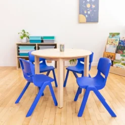 ECR4Kids Plastic School Stack Chair For Indoors And Outdoors, 12in Seat Height, 4-Pack -Kids Home Store GUEST f31ce477 6471 46aa a12f e0d8949299cc