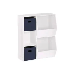 3pc Kids' Floor Cabinet With 2 Bins Set - RiverRidge Home -Kids Home Store GUEST f7ac1494 5fd6 426b 8998 9cfe4392d8af