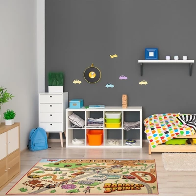 Cars 4'6"x6'6" Radiator Play Rug 1 Cars 4'6"x6'6" Radiator Play Rug