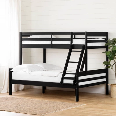 Induzy Solid Wood Bunk Beds Matte Black - South Shore 1 Induzy Solid Wood Bunk Beds Matte Black - South Shore