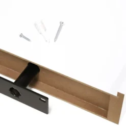 24" Floating Shelf With Lip For Kids' Room White - InPlace -Kids Home Store GUEST fd453bc6 1bc4 4294 b703 5d3fb710c5f6