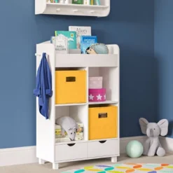 Kids' Book Nook Cubby Storage Cabinet With Bookrack - RiverRidge Home 17 Kids' Book Nook Cubby Storage Cabinet With Bookrack - RiverRidge Home -Kids Home Store GUEST fda9b03e b864 42a5 9664 6b841f3f648f
